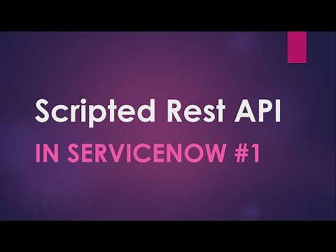 #5 Scripted Rest API Part -1 in #SerivceNow| Demonstration with use case| ServiceNow Integration