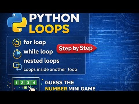 Python Tutorial for Beginners | Loops in Python 🔥 | Code With Abhi