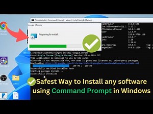 ✅Windows 11/10 CMD Trick: Safest Way to Install any software using Command Prompt in Windows