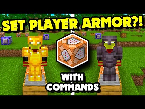 How to Set PLAYER ARMOR With Commands in Minecraft 1.21.4+ Java?! Item Replace Entity Command [Easy]