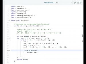 Hackerrank: 2D Array - DS