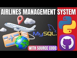 GUI Python Projects: Airlines Management Project tutorial with Tkinter and Mysql