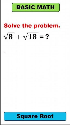 Square Roots – The rules you need to know to solve problems