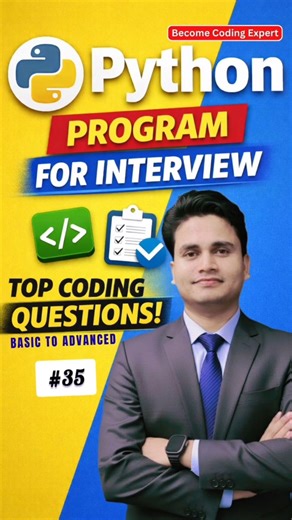 #35 Question : Python Program to print full pyramid using number. #python #education #interview #job