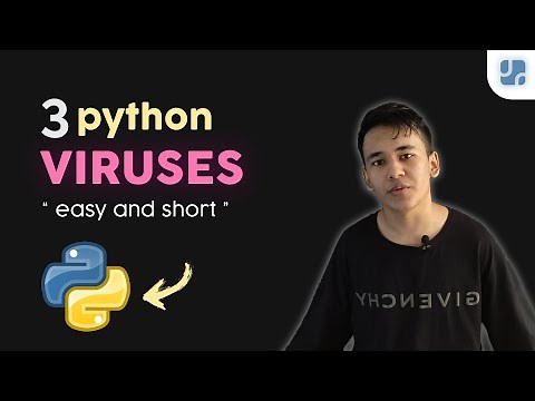 Python : How to make viruses with python (3 easy virus)