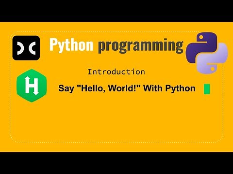 Say "Hello, World!" With Python | HackerRank | Introduction