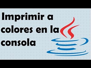 el texto de la consola de diferentes colores en Java