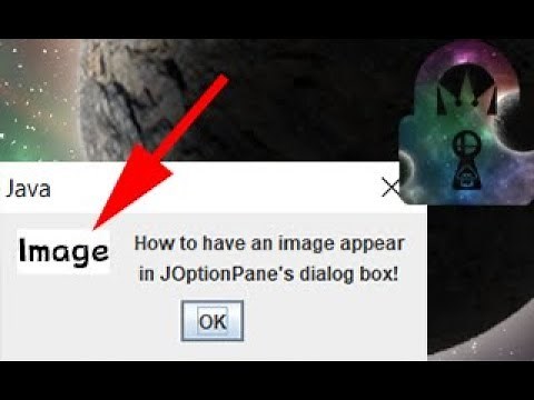 How to Add Images to JOptionPane Dialog Boxes!