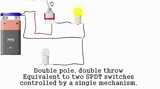 What is Single Pole Double Throw Switch (SPDT), Working, Application | Electrical4u