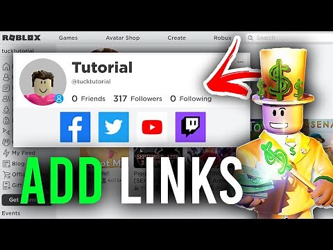 How To Add Social Links On Roblox Profile - Full Guide