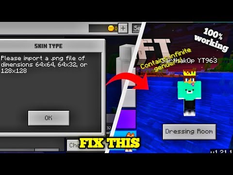 Minecraft skin import problem fixed 🔥 || how to import new skin in MCPE ? @PixelPro_YT