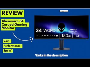 Alienware 34 Curved Gaming Monitor AW3425DWM Review – 180Hz WQHD, 1ms, FreeSync, Ultrawide Gaming!