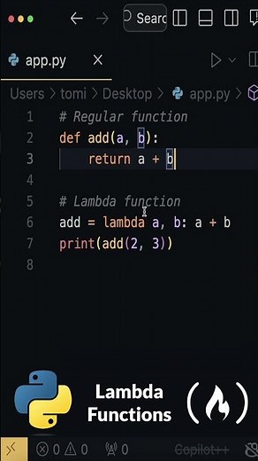 Lambda Functions in Python
