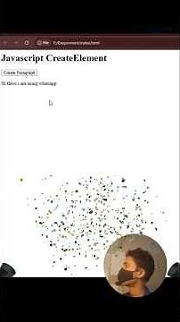 JavaScript create element#coding #shorts
