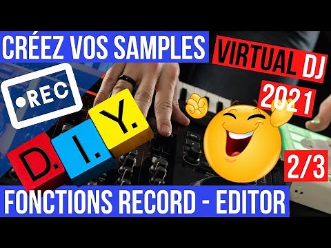 How to use the Virtual DJ 2021 sampler? Create your samples!