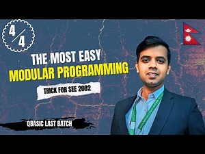Unique Trick to Solve Modular Programming Question | SEE 2082 QBasic Last Batch