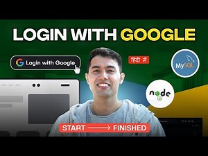 Complete Login with Google in Node.js, OAuth & MySQL 🔥