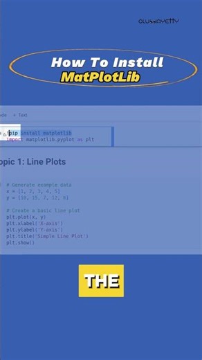 How to Install MatPlotLib