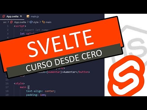 #01 Curso Svelte JS - Introducción y Fundamentos desde cero!