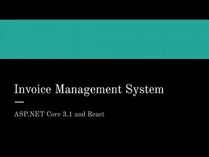 ASP.NET Core 3.1 Clean Architecture – Invoice Management App (Part 1)