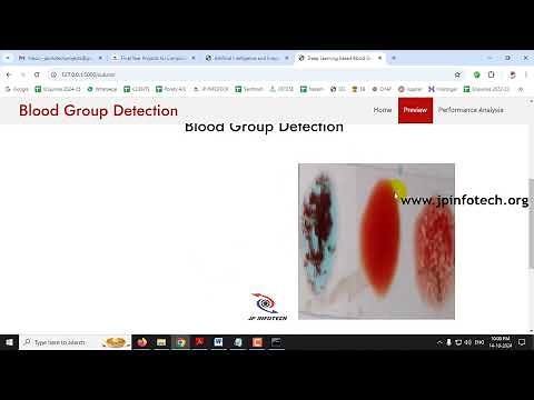 Deep Learning based Blood Group Detection using Fingerprint | Python Machine Learning IEEE Project