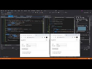 SignalR with JavaScript | Visual Studio 2019 | Getting Started