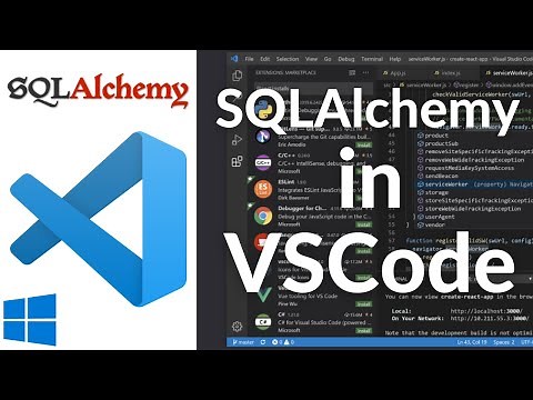 How to Install SQLAlchemy in VSCode