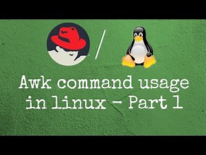 AWK command in Unix/Linux with examples - [Hindi]