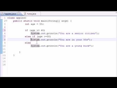 Java Programming Tutorial - 19 - else if Statement