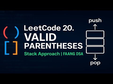 Valid Parentheses | Leetcode 20 | Stack