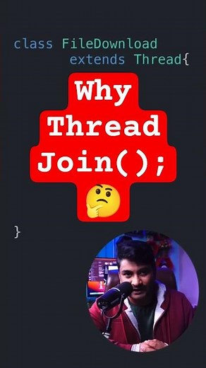 java multithreading interview question [shorts] 32 - thread.join() in #java