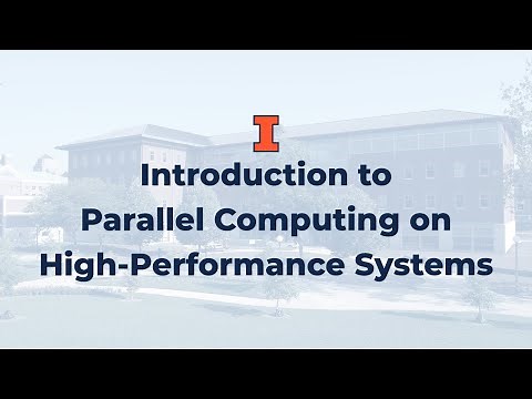 Introduction to Parallel Computing on High-Performance Systems