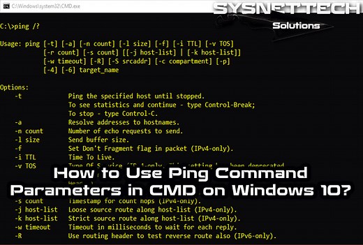 How to Use Ping Command Parameters in CMD | All Options