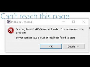 Server Tomcat v 8.0 Server at localhost failed to start | Troubleshooting tips