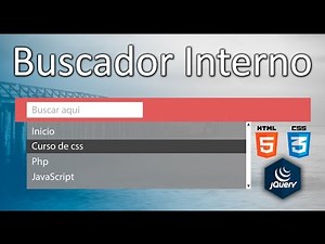 How to create an internal search engine with html5 - css3 - jquery (Very easy)
