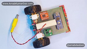 Line Follower Robot : Arduino NANO - QTR-8RC - PID Line Follower Robot V1 - Arnab Kumar Das