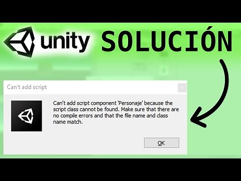 Unity Solucion Can't add script