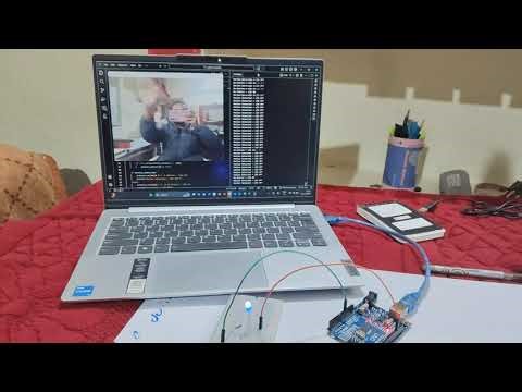 🚀 Motion Detection LED Project using Laptop Webcam + Arduino 💡