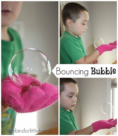 Bouncing Bubble Science Experiments for Kids to Try