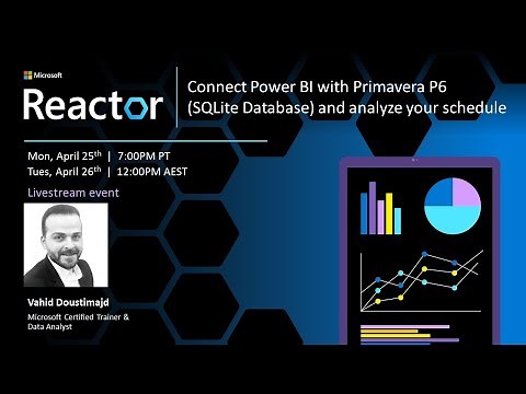 Connect Power BI with Primavera P6 (SQLite Database) and analyze your schedule