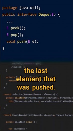 What are the main operations of a stack or a queue? - Cracking the Java Coding Interview