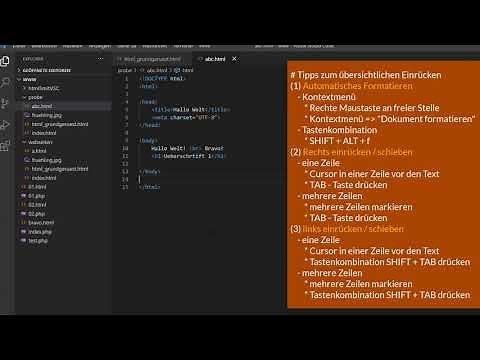Schneller Einstieg in HTML 5 mit Microsoft Visual Studio Code