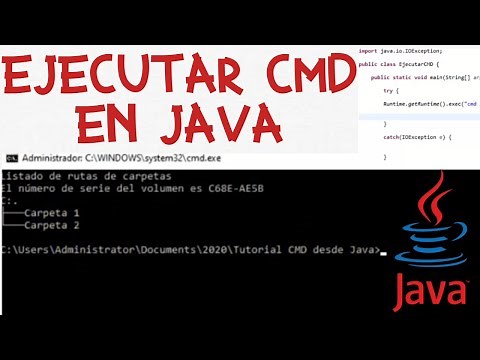 Tutorial Java - Ejecutar comandos Cmd .bat .exe desde eclipse