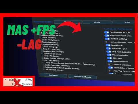 Optimize Windows 10/11 in Minutes with Chris Titus' Script | Boost Windows Performance