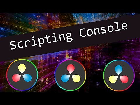 Python Scripting in DaVinci Resolve