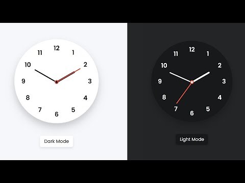 ⏰ Analog Clock UI with HTML, CSS & JS | Live Time #webdevelopment #CodeByGaurav
