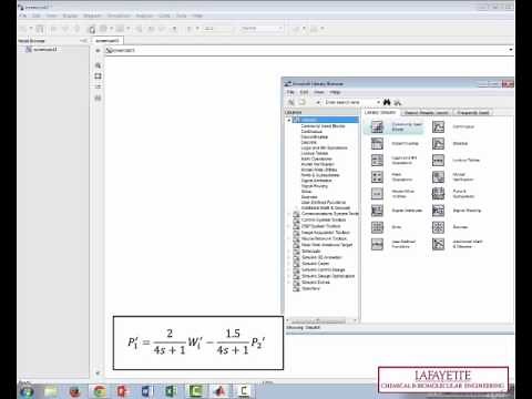 Simulink: Process Modeling Part 1