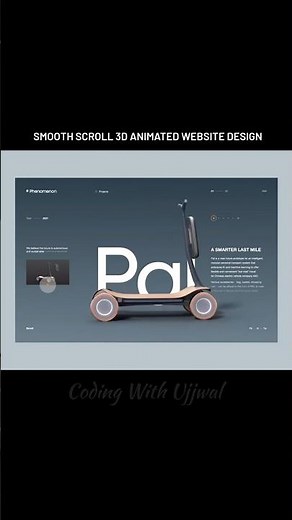 🔥 Smooth Scroll Down Animation | Elevate Your Website Design with CSS & JavaScript!