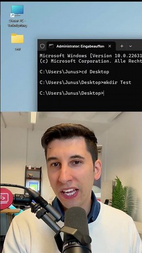 Tricks mit der Kommandozeile #cmd #ordner #tricks
