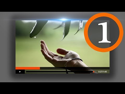 Custom HTML5 Video Player (1/3) Play and Pause button